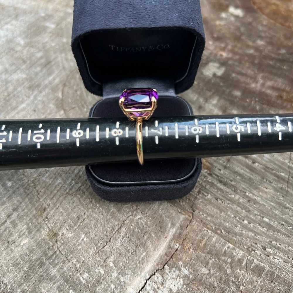 Tiffany & Co. amethyst sparkler ring